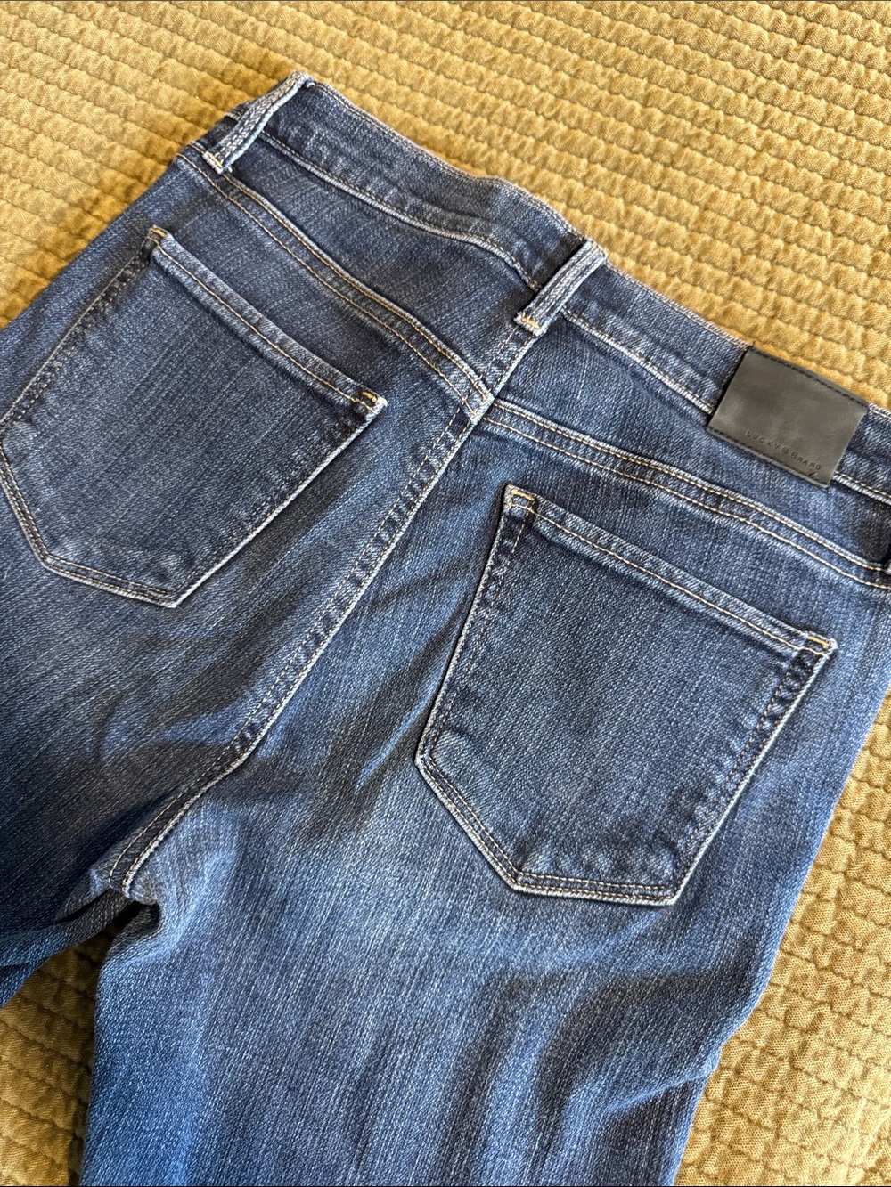 Lucky Brand Women's Skinny Jeans in Dark Blue Wash